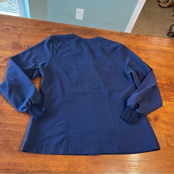 Jockey Women’s navy scrub jacket size large - Picture 9 of 9